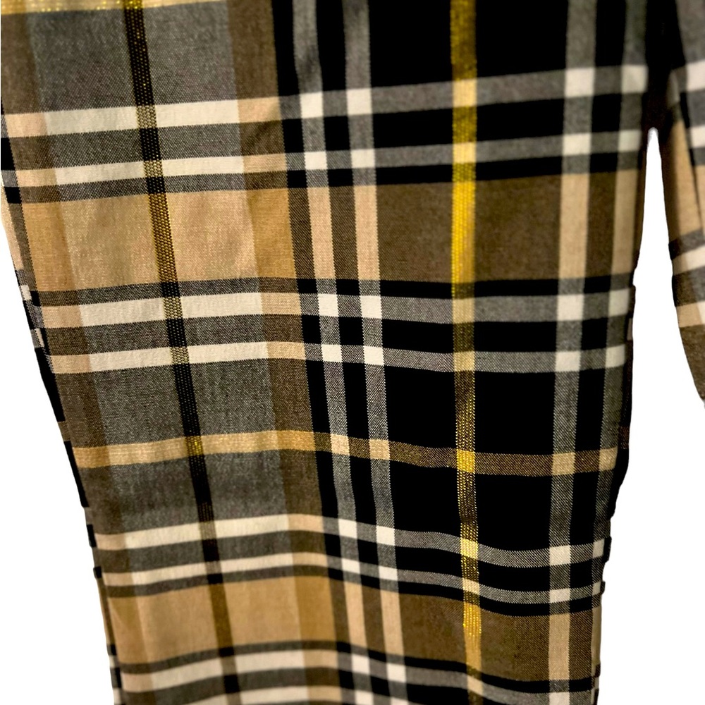 NWOT 2 PC Woman's Plaid Blazer Jacket Pantsuit Outfit YS Size S - Picture 9 of 10